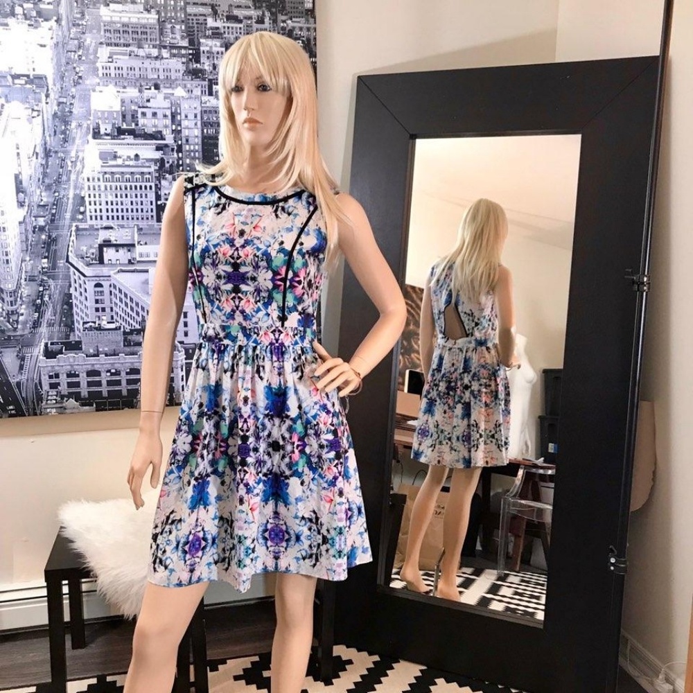 Floral San and Soni Dress